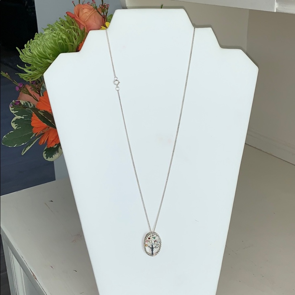 Sterling & Stones Tree of Life Necklace